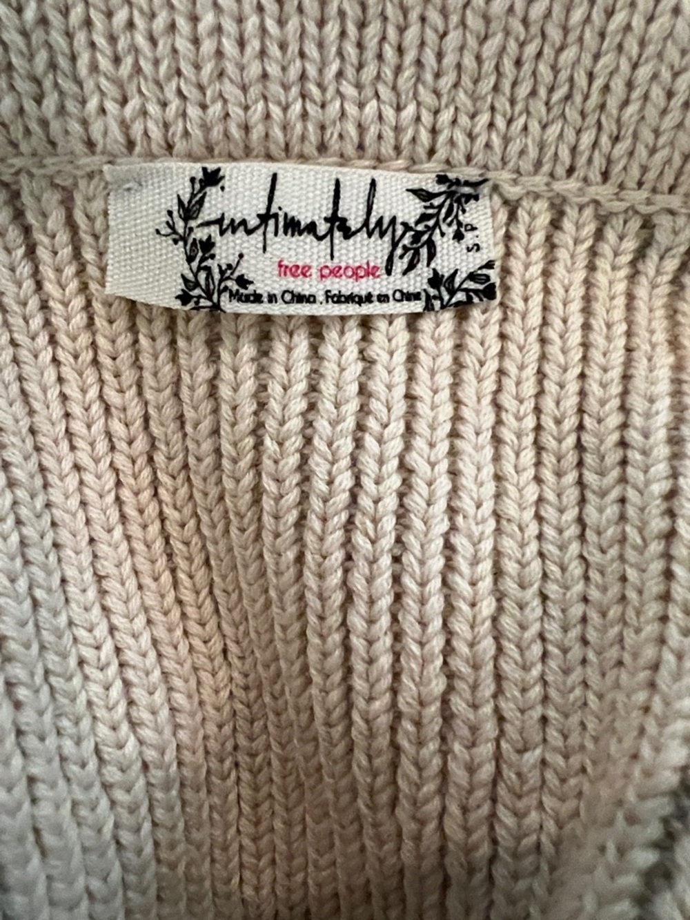 Free People Soft Cream Knit Bralette - Picture 2 of 5